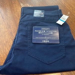 IZOD - Sportflex - Straight Tapered - 5 Pocket- 36x32 - Men’s Pants - NWT